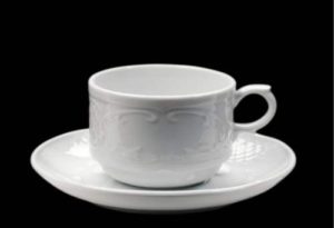ZIEHER Flora Блюдце для чашки чайной арт. 3942.O 14.8 см, фарфор