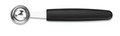 Нож кухонный — выемка круглая, d=22 см., лезвие- нерж.сталь,ручка- пластик,цвет черный