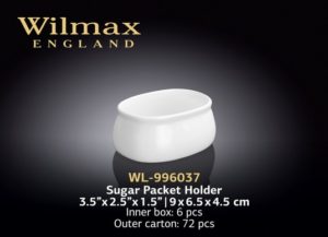Подставка для порционного сахара 3.5×2.5×1.5 | 9×6.5×4.5 см
