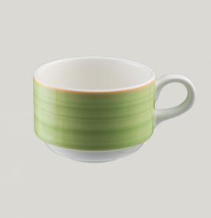 Чашка круглая,цвет зеленый 9 cl., фарфор