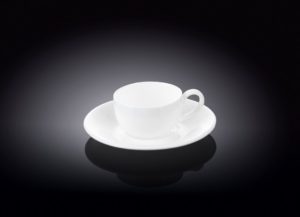 Набор кофейная чашка блюдце Wilmax 100 мл